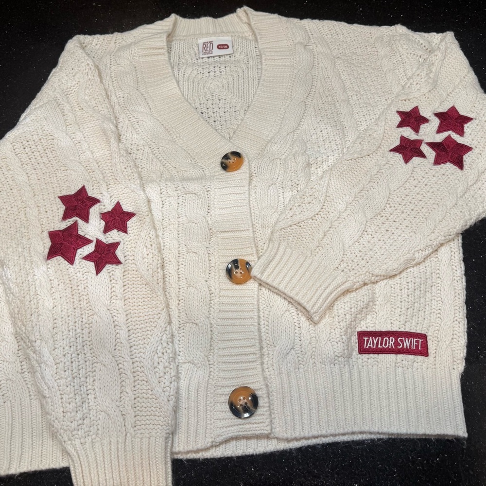 2025 Taylor Swift RED Cardigan - Brand New - Never Worn